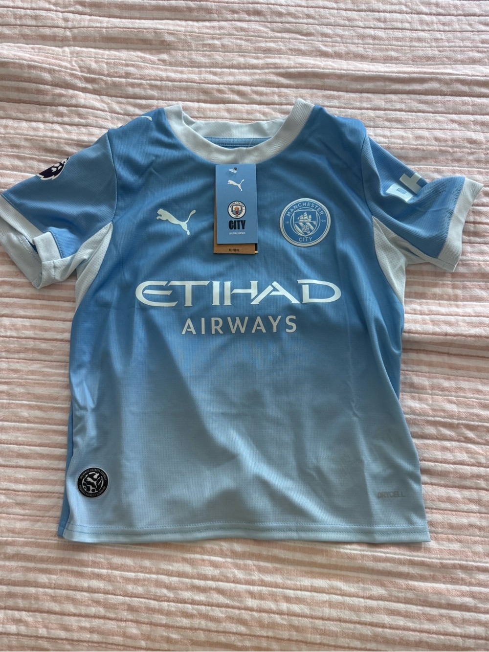 Manchester City Youth Haaland Jersey